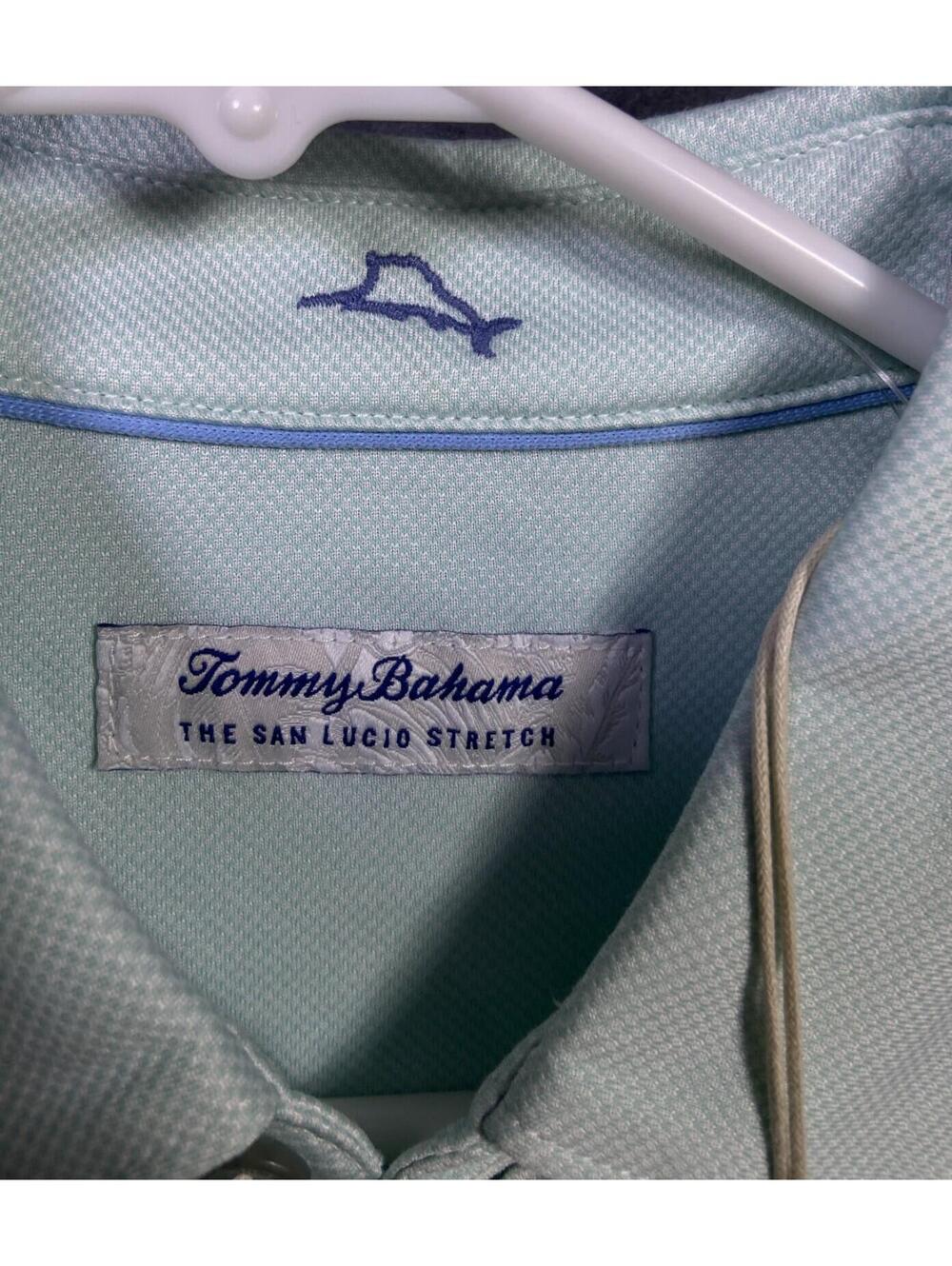NWT Tommy Bahama Island Zone ST225361 New San Lucio Stretch Supima Shirt Small - Picture 5 of 15